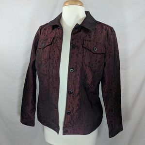 Chico's Red/Black Jacket